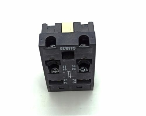 Додатковий контакт / блок контакт LOVATO 11G480 20 2NO (G480/20)