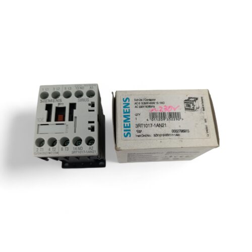 Контактор Siemens 3RT1017-1АN21, 12А 230V AC, 1NO