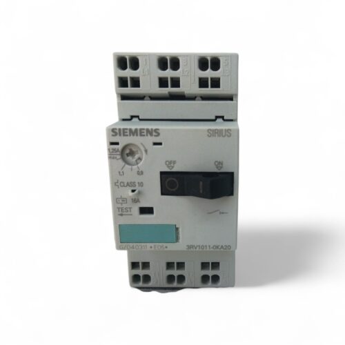 Автомат захисту двигуна Siemens 3RV1011-0KA20 (3RV2011-0KA20) 0,9-1,25A 0,55кВт