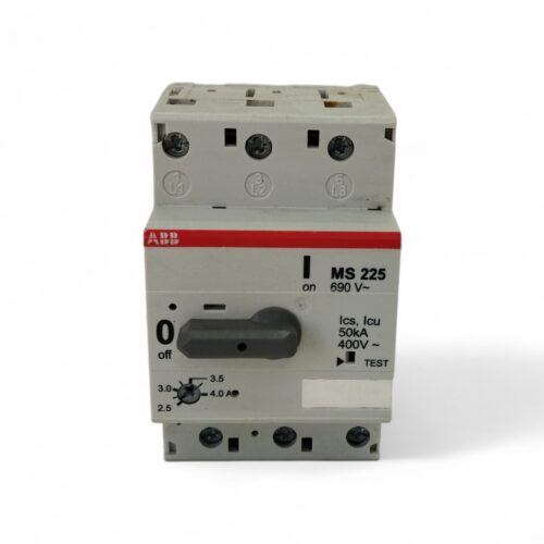 Автомат захисту двигуна ABB MS 225 2,5-4A 1,5кВт