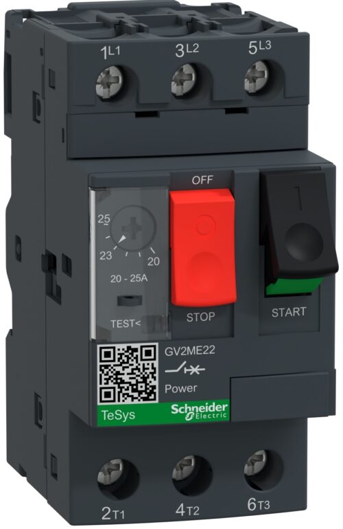 Автомат захисту двигуна Schneider GV2ME22 20-25A 11кВт