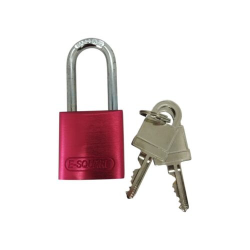 Замок алюмінієвий ES-ALP (червоний)